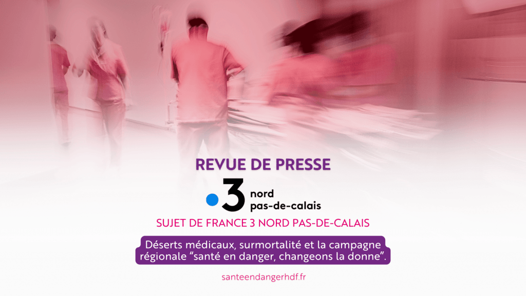 France 3 Nord Pas-de-Calais met en lumière notre campagne pour la santé !